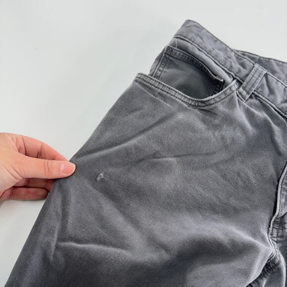 Carhartt Pants Mens 32 x 29 Grey Rugged Flex Relaxed Fit Canvas 5 Pocket Cotton - Picture 11 of 11
